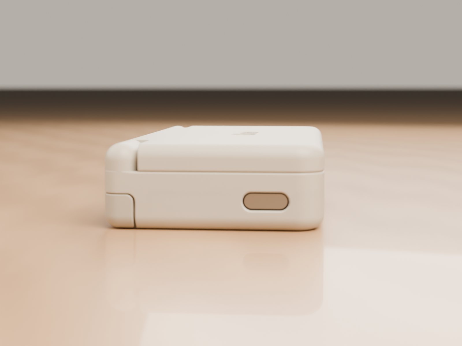 Side view showing thickness